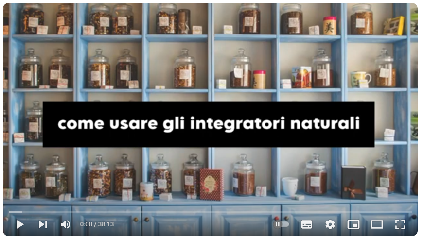 COME USARE GLI INTEGRATORI NATURALI